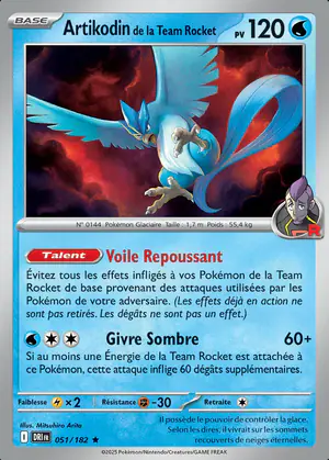 Artikodin de la Team Rocket 051/182