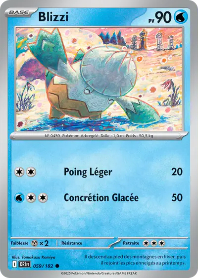 Image de la carte Pokemon Blizzi 059/182