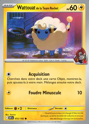 Wattouat de la Team Rocket 072/182