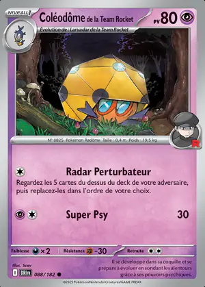 Col&eacute;od&ocirc;me de la Team Rocket 088/182