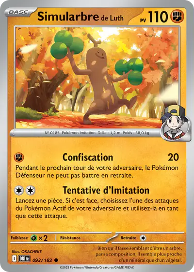 Image de la carte Pokemon Simularbre de Luth 093/182