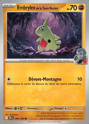 Embrylex de la Team Rocket 094/182