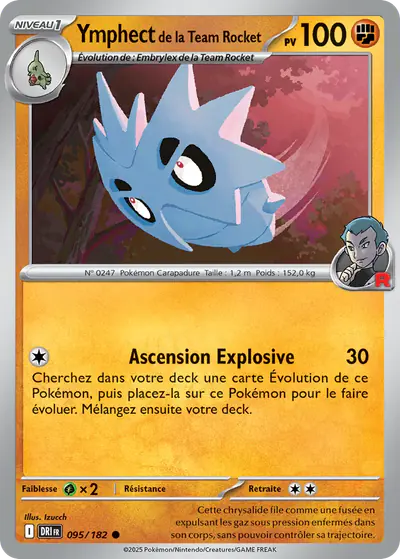 Image de la carte Pokemon Ymphect de la Team Rocket 095/182