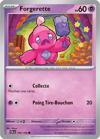 Image de la carte Pokemon Forgerette 100/193