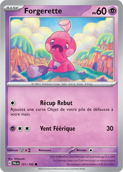 Image de la carte Pokemon Forgerette 101/193