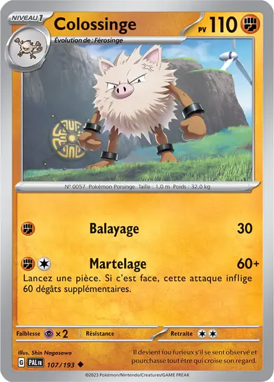 Image de la carte Pokemon Colossinge 107/193