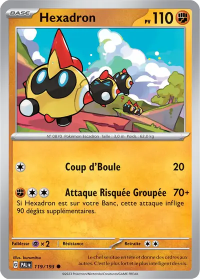 Image de la carte Pokemon Hexadron 119/193