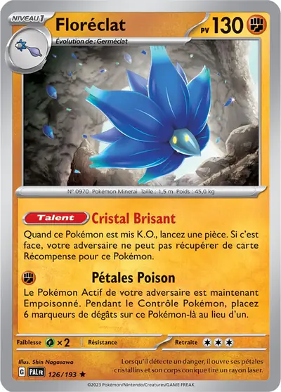 Image de la carte Pokemon Floréclat 126/193