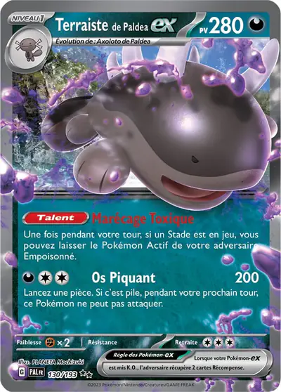 Image de la carte Pokemon Terraiste de Paldea ex 130/193