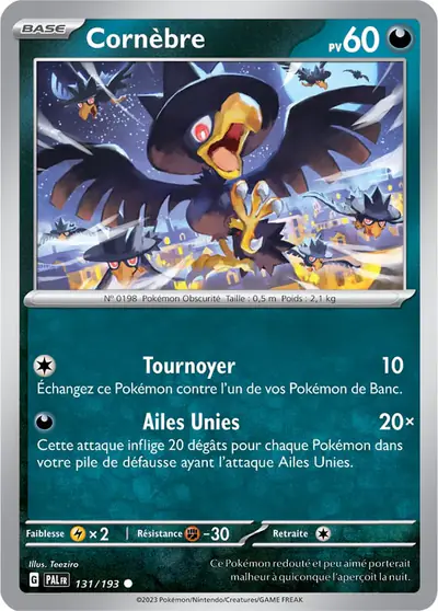 Image de la carte Pokemon Cornèbre 131/193