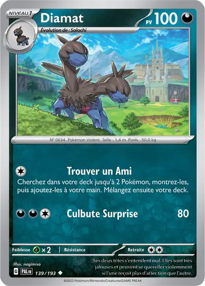 Image de la carte Pokemon Diamat 139/193