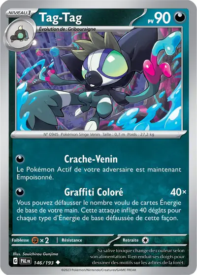 Image de la carte Pokemon Tag-Tag 146/193