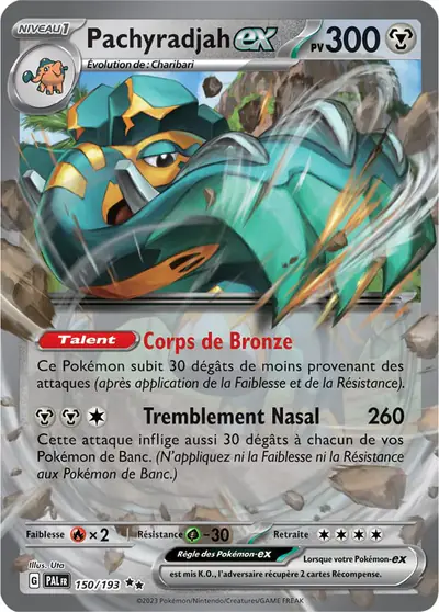Image de la carte Pokemon Pachyradjah ex 150/193