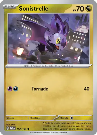 Image de la carte Pokemon Sonistrelle 152/193
