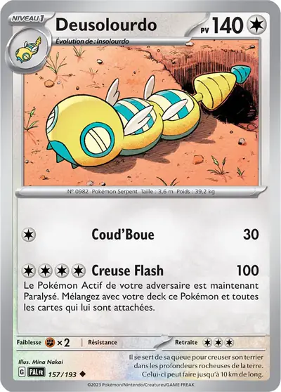 Image de la carte Pokemon Deusolourdo 157/193
