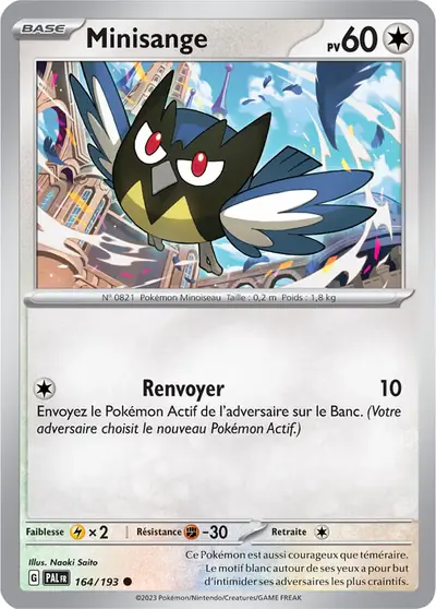 Image de la carte Pokemon Minisange 164/193