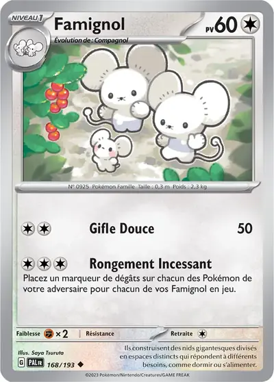 Image de la carte Pokemon Famignol 168/193