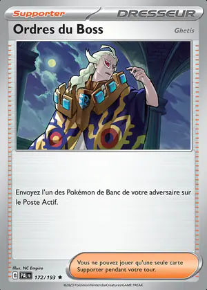 Ordres du Boss 172/193