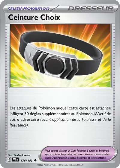 Image de la carte Pokemon Ceinture Choix 176/193