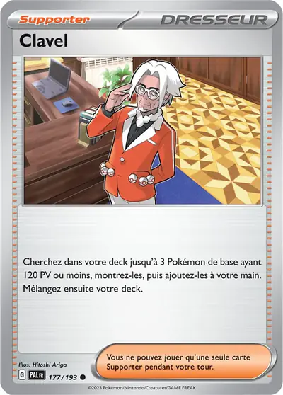 Image de la carte Pokemon Clavel 177/193