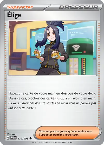 Image de la carte Pokemon Élige 179/193