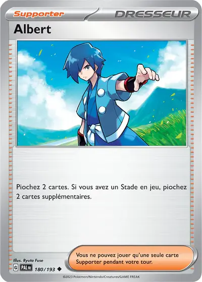Image de la carte Pokemon Albert 180/193