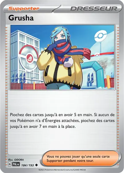 Image de la carte Pokemon Grusha 184/193