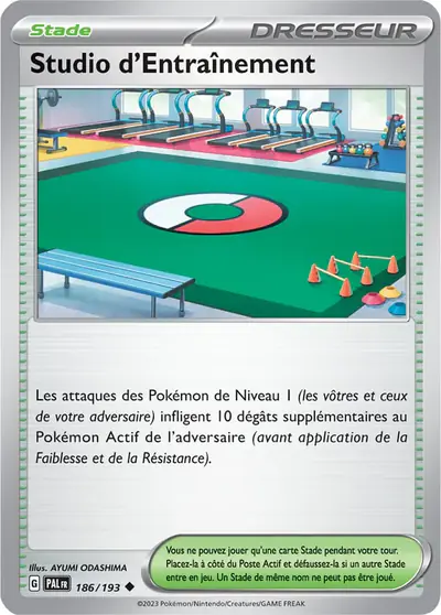 Image de la carte Pokemon Studio d'Entraînement 186/193