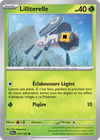 Image de la carte Pokemon Lilliterelle 019/193