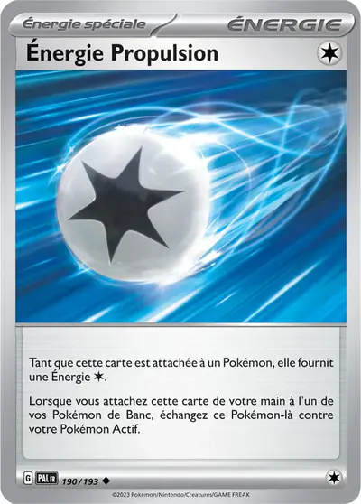 Image de la carte Pokemon Énergie Propulsion 190/193