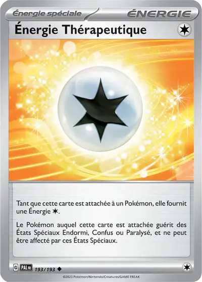 Image de la carte Pokemon Énergie Thérapeutique 193/193
