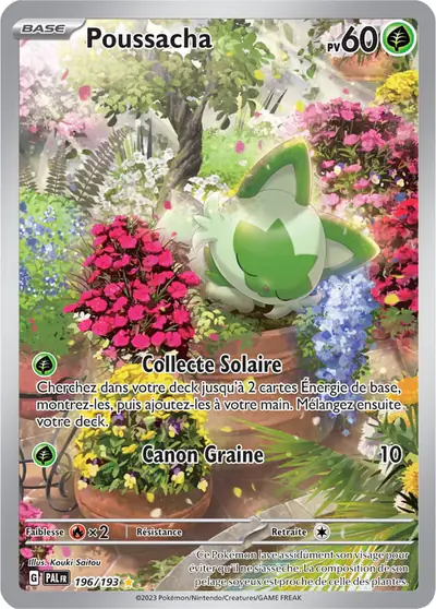 Image de la carte Pokemon Poussacha 196/193