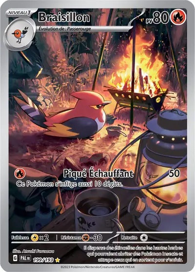 Image de la carte Pokemon Braisillon 199/193