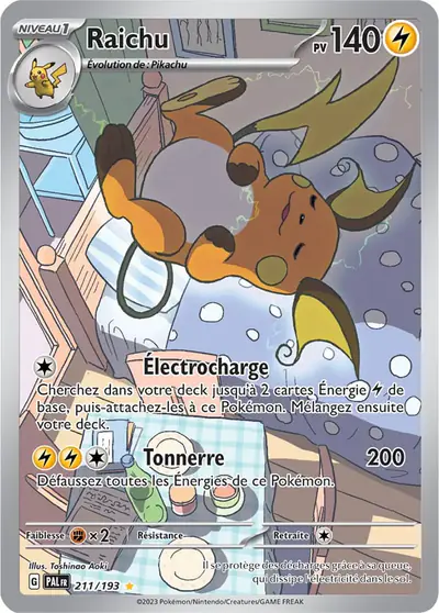 Image de la carte Pokemon Raichu 211/193