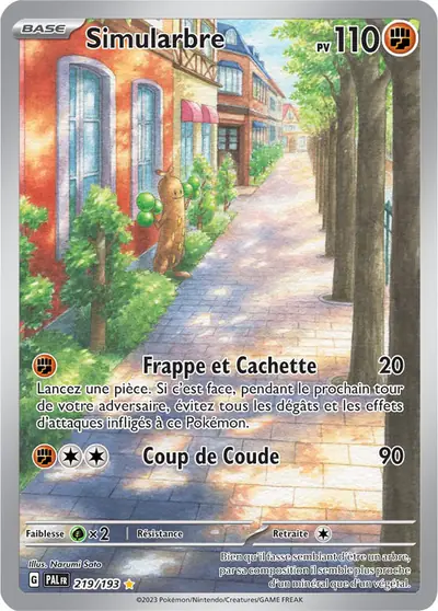 Image de la carte Pokemon Simularbre 219/193