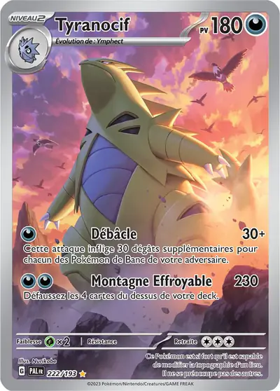Image de la carte Pokemon Tyranocif 222/193