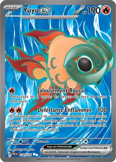 Image de la carte Pokemon Yuyu ex 234/193