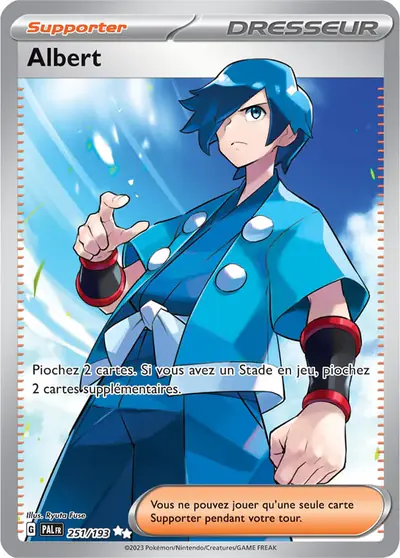 Image de la carte Pokemon Albert 251/193