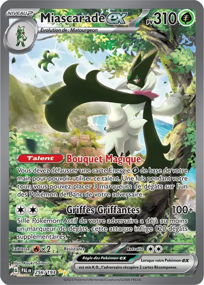 Image de la carte Pokemon Miascarade ex 256/193