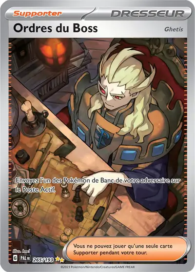 Image de la carte Pokemon Ordres du Boss 265/193