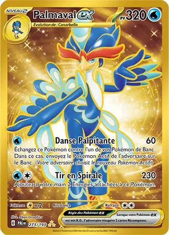 Image de la carte Pokemon Palmaval ex 273/193