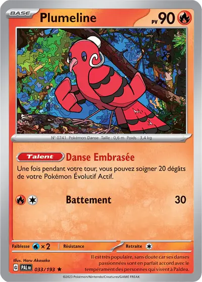 Image de la carte Pokemon Plumeline 033/193