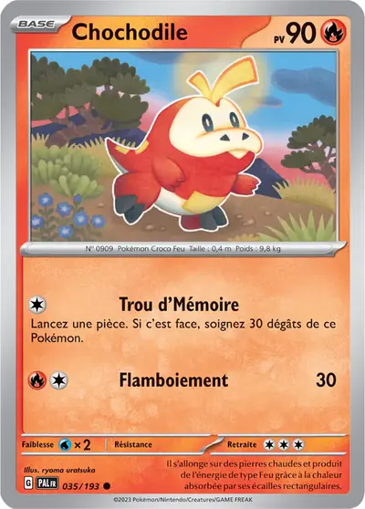 Image de la carte Pokemon Chochodile 035/193