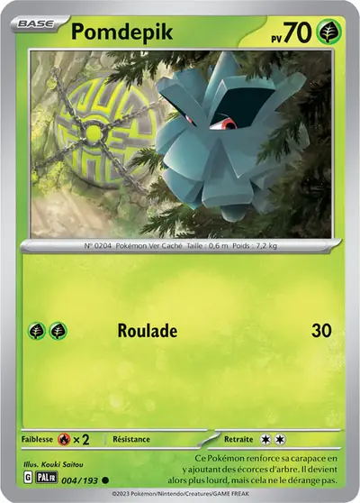 Image de la carte Pokemon Pomdepik 004/193