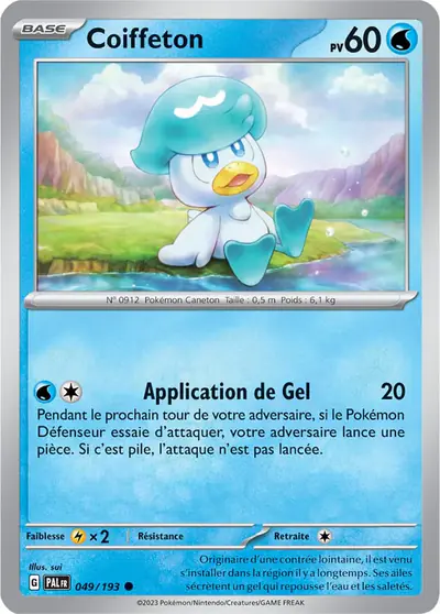 Image de la carte Pokemon Coiffeton 049/193