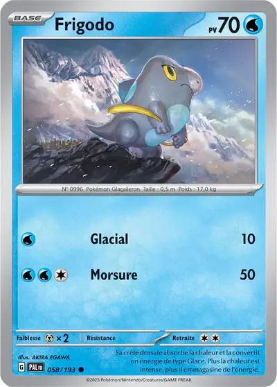 Image de la carte Pokemon Frigodo 058/193
