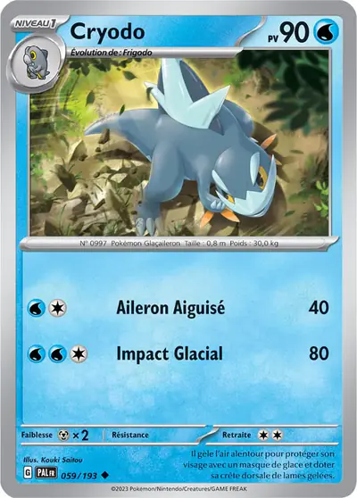 Image de la carte Pokemon Cryodo 059/193