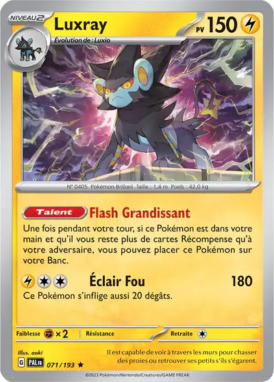 Image de la carte Pokemon Luxray 071/193