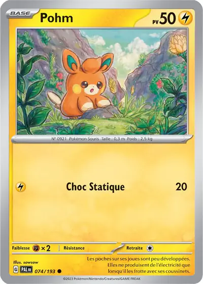 Image de la carte Pokemon Pohm 074/193