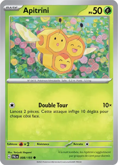 Image de la carte Pokemon Apitrini 008/193